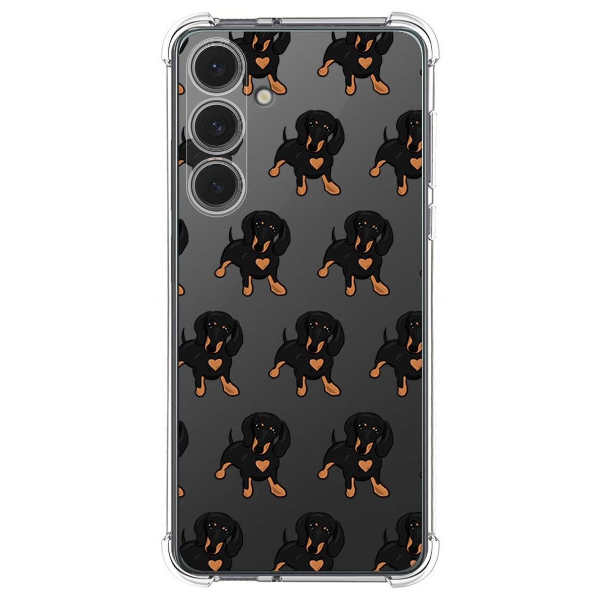 Funda Silicona Antigolpes para Samsung Galaxy S24 FE 5G diseño Perros 10 Dibujos