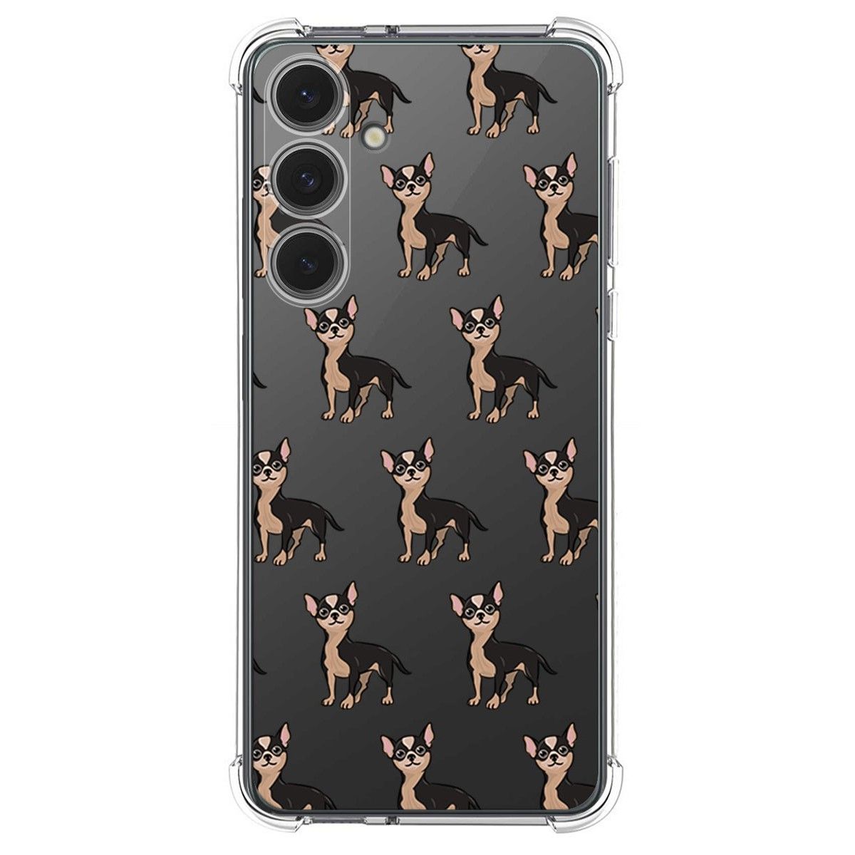 Funda Silicona Antigolpes para Samsung Galaxy S24 FE 5G diseño Perros 11 Dibujos
