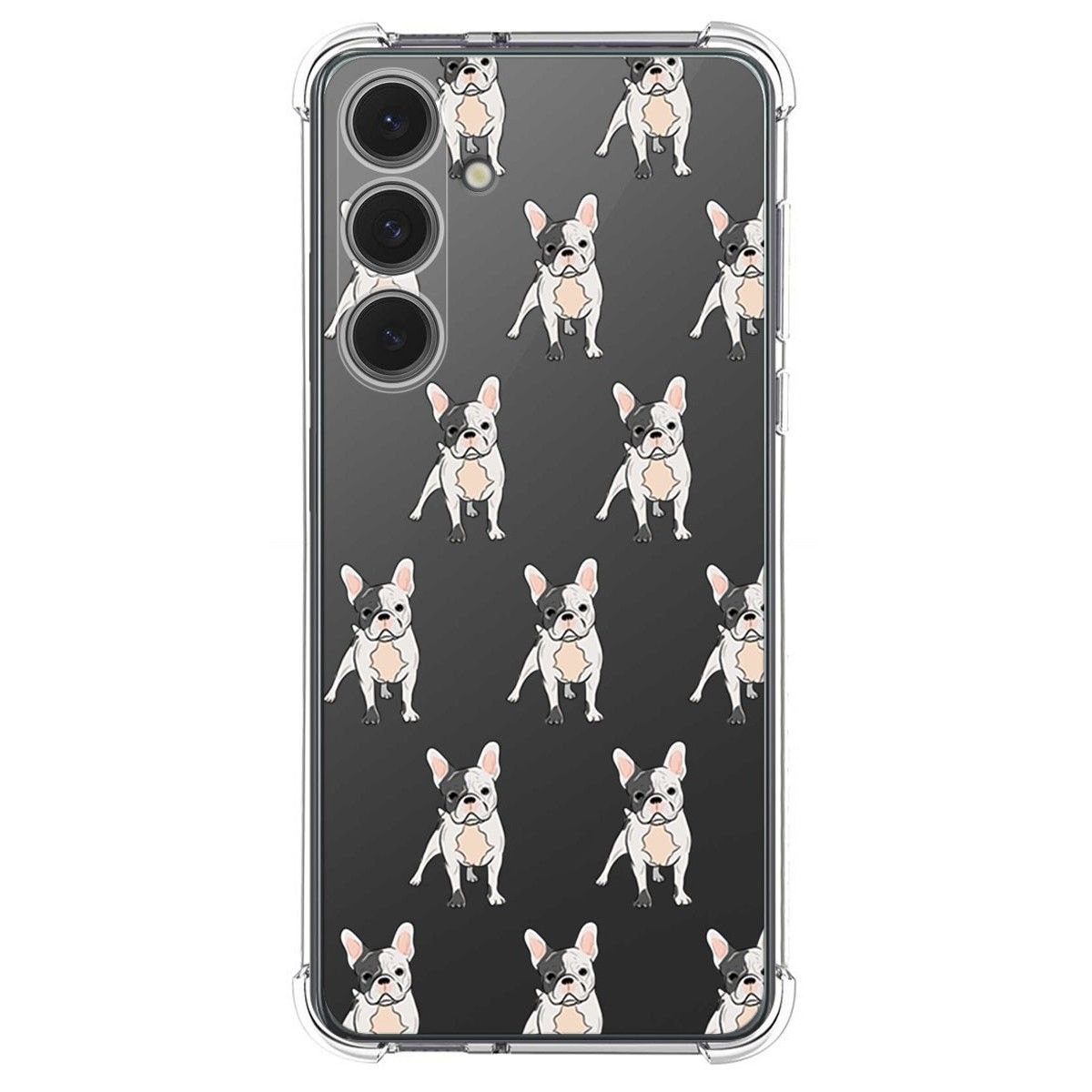 Funda Silicona Antigolpes para Samsung Galaxy S24 FE 5G diseño Perros 12 Dibujos