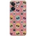 Funda Silicona Líquida Rosa para Oppo A60 5G diseño Catrina Dibujos