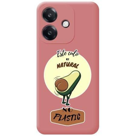 Funda Silicona Líquida Rosa para Oppo A60 5G diseño Culo Natural Dibujos