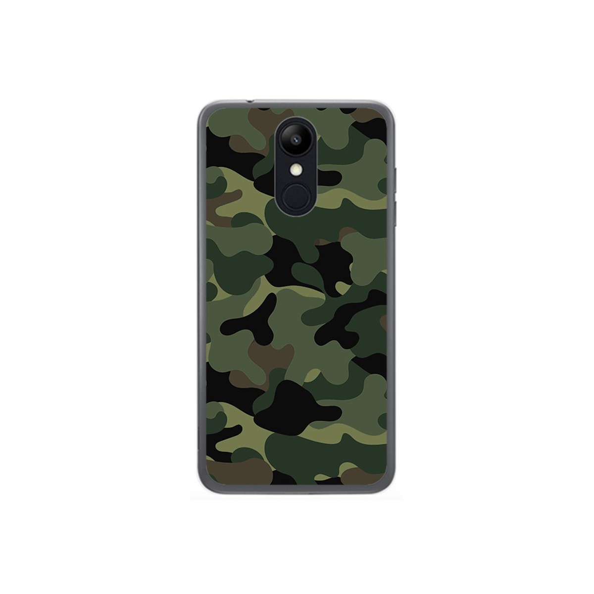 Funda Gel Tpu para Lg K9 Diseño Camuflaje Dibujos
