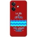 Funda Silicona Líquida Roja para Oppo A60 5G diseño Agua Dibujos