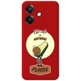 Funda Silicona Líquida Roja para Oppo A60 5G diseño Culo Natural Dibujos