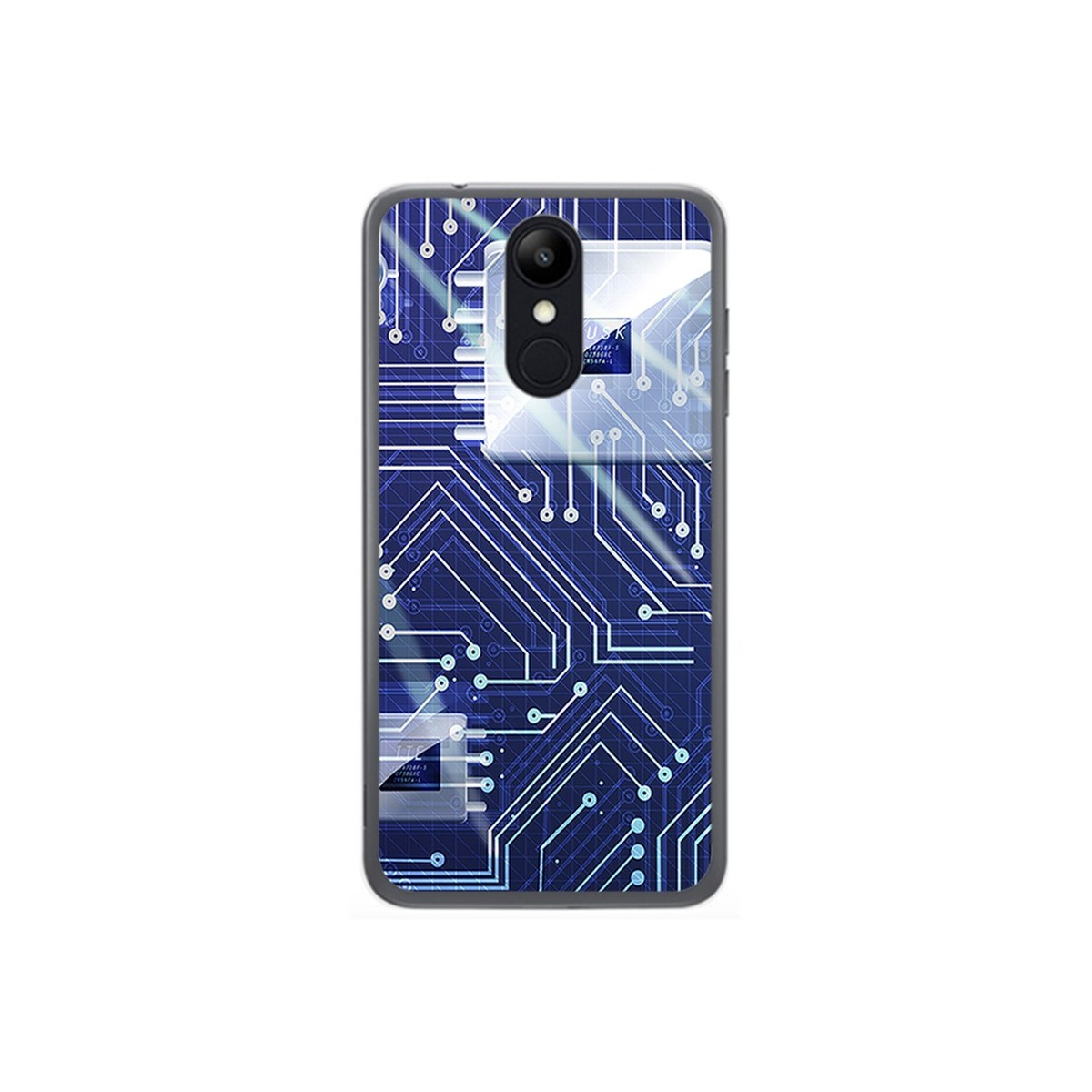Funda Gel Tpu para Lg K9 Diseño Circuito Dibujos