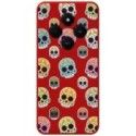Funda Silicona Líquida Roja para Xiaomi Poco C75 diseño Catrina Dibujos