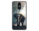 Funda Gel Tpu para Lg K9 Diseño Elefante Dibujos
