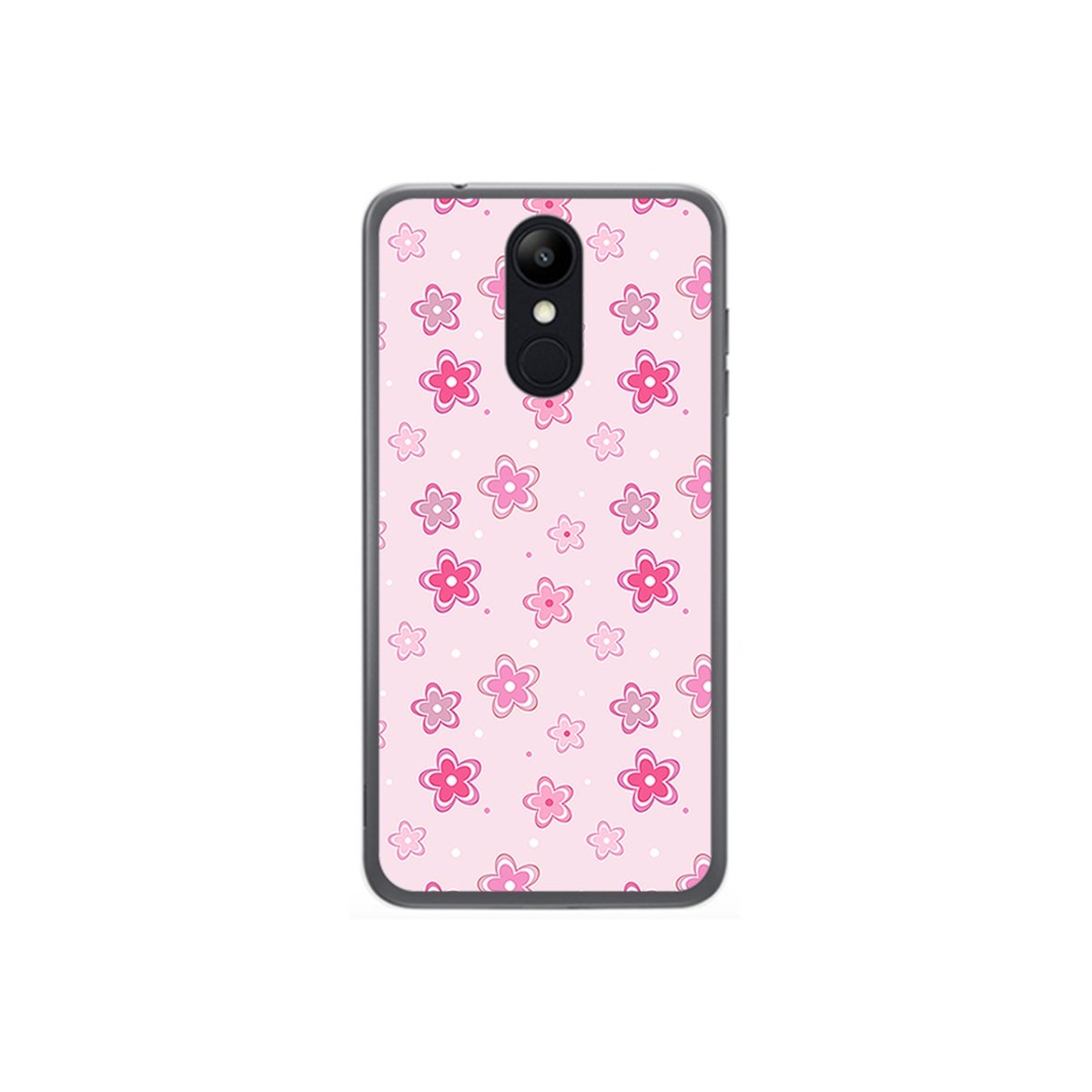 Funda Gel Tpu para Lg K9 Diseño Flores Dibujos