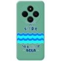 Funda Silicona Líquida Verde para Xiaomi Poco C75 diseño Agua Dibujos