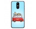 Funda Gel Tpu para Lg K9 Diseño Furgoneta Dibujos