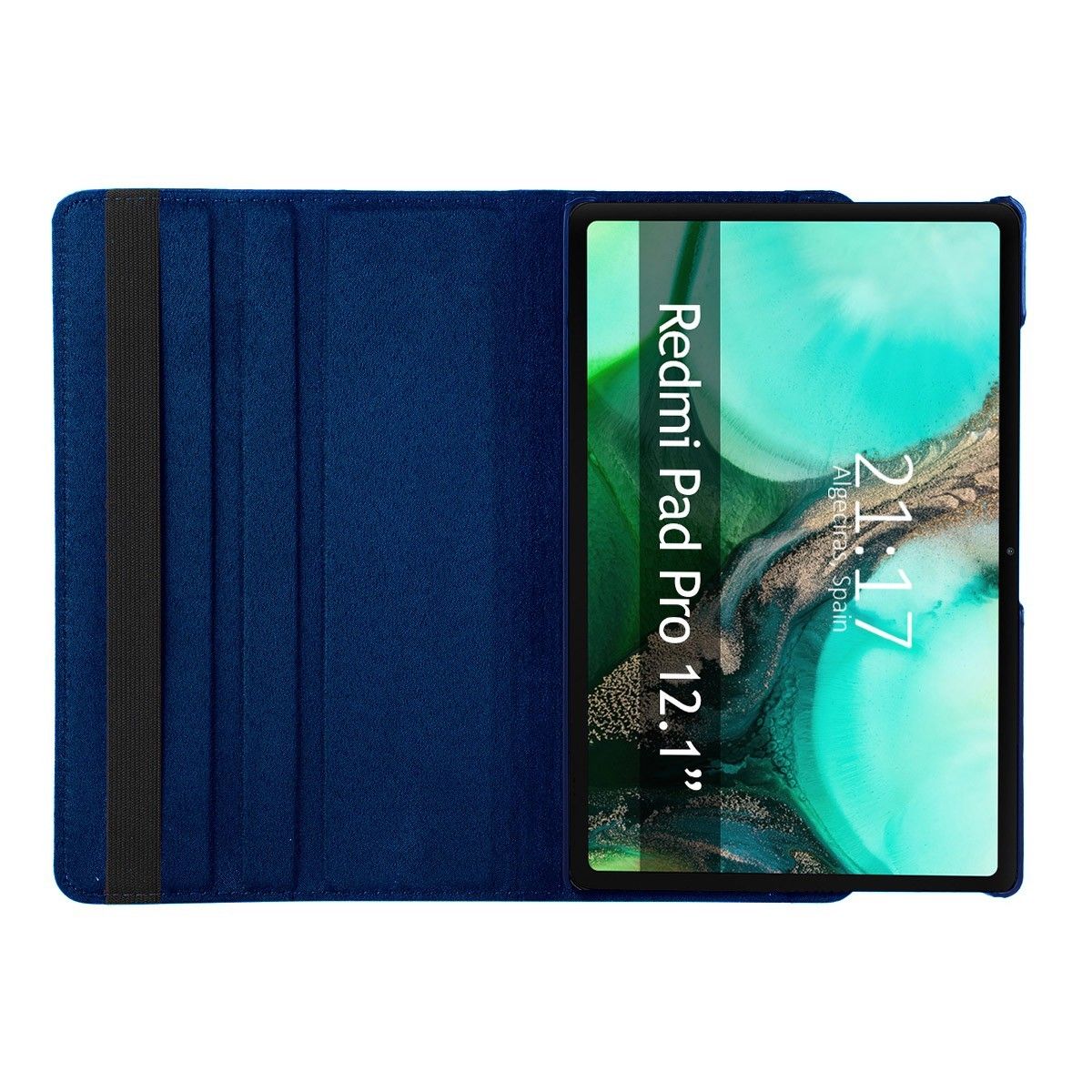 Funda Giratoria 360 para Xiaomi POCO Pad 12.1 Color Azul