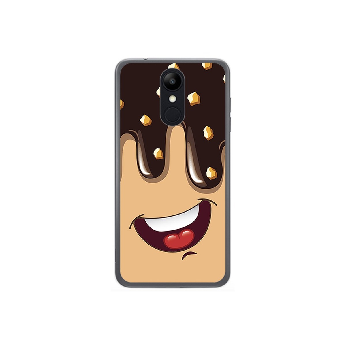 Funda Gel Tpu para Lg K9 Diseño Helado Chocolate Dibujos