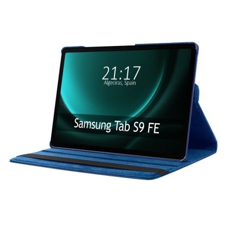 Funda Giratoria 360 para Samsung Galaxy Tab S9 FE color Azul