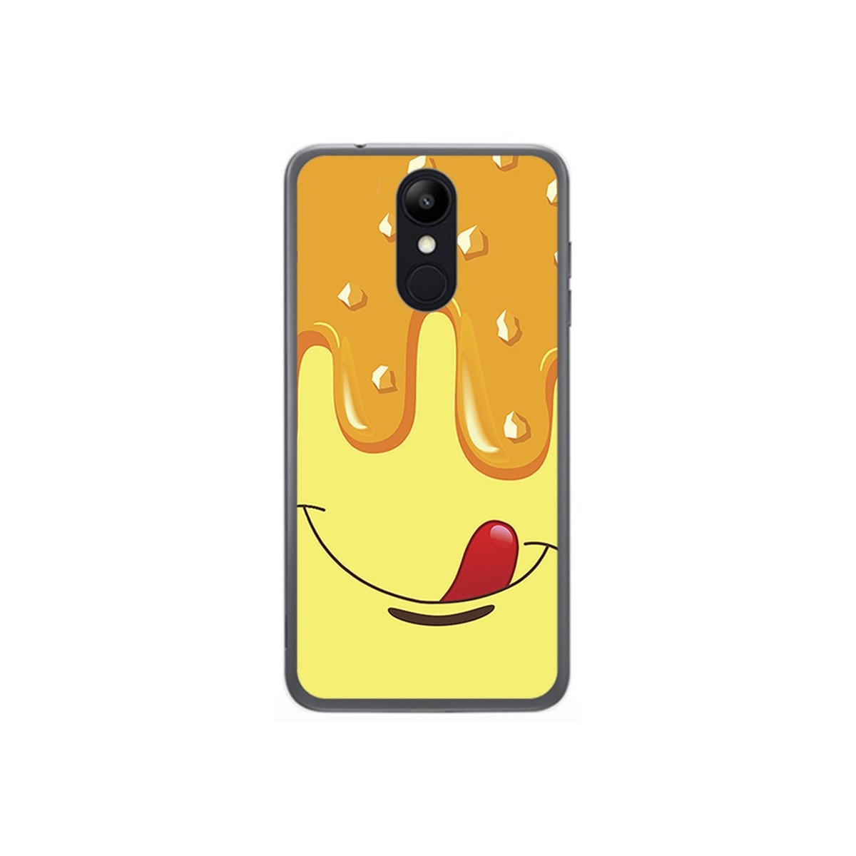 Funda Gel Tpu para Lg K9 Diseño Helado Vainilla Dibujos