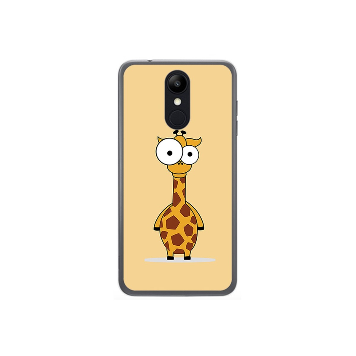 Funda Gel Tpu para Lg K9 Diseño Jirafa Dibujos