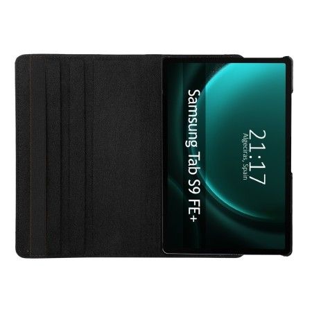 Funda Giratoria 360 para Samsung Galaxy Tab S9 FE+ Plus color Negra