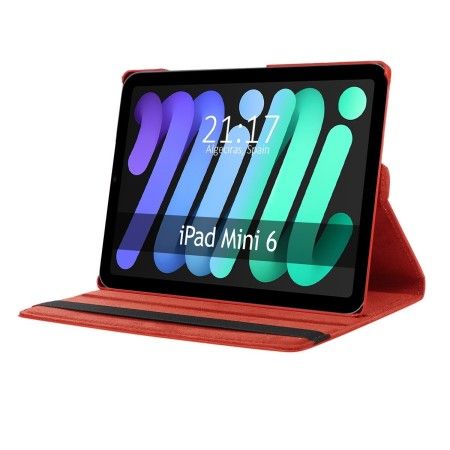 Funda Giratoria 360 para Apple iPad Mini 6 (2021) color Roja