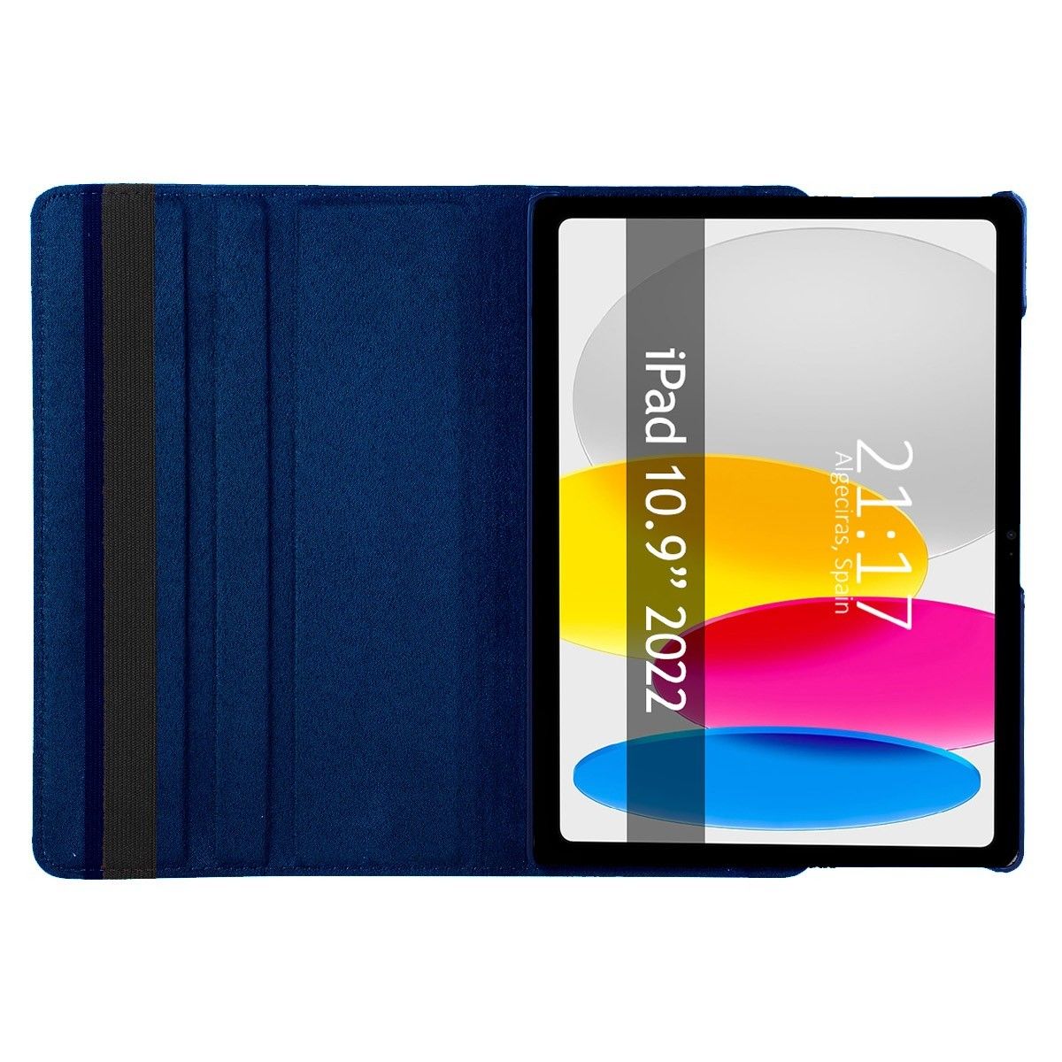 Funda Giratoria 360 para Apple iPad 10ª Gen. 10.9 (2022) color Azul