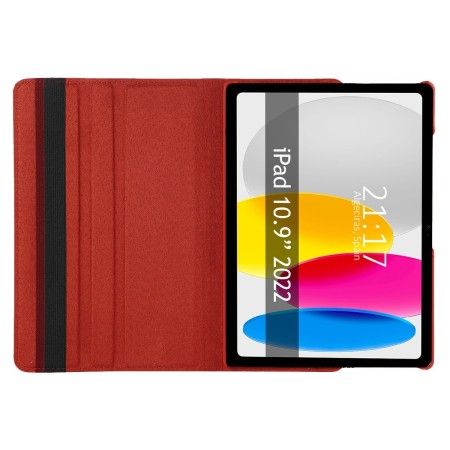 Funda Giratoria 360 para Apple iPad 10ª Gen. 10.9 (2022) color Roja