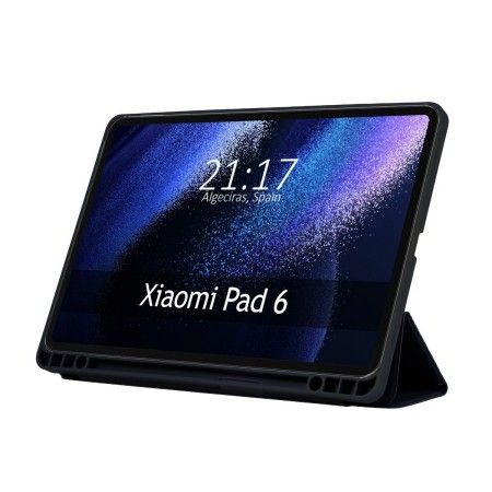 Funda con Tapa Smart para Xiaomi Pad 6 color Negra