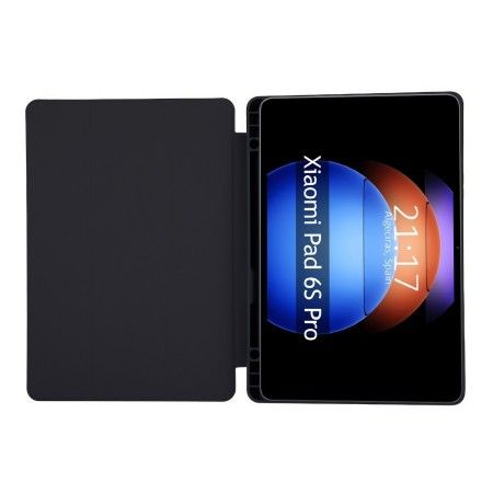 Funda con Tapa Smart para Xiaomi Pad 6s Pro color Negra