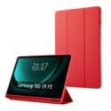 Funda con Tapa Smart para Samsung Galaxy Tab S9 FE color Roja
