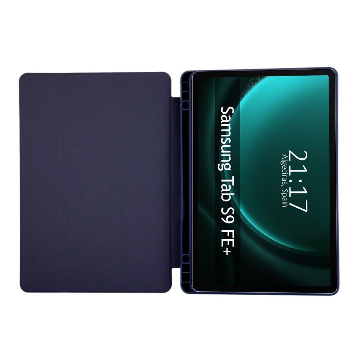 Funda con Tapa Smart para Samsung Galaxy Tab S9 FE+ Plus color Azul