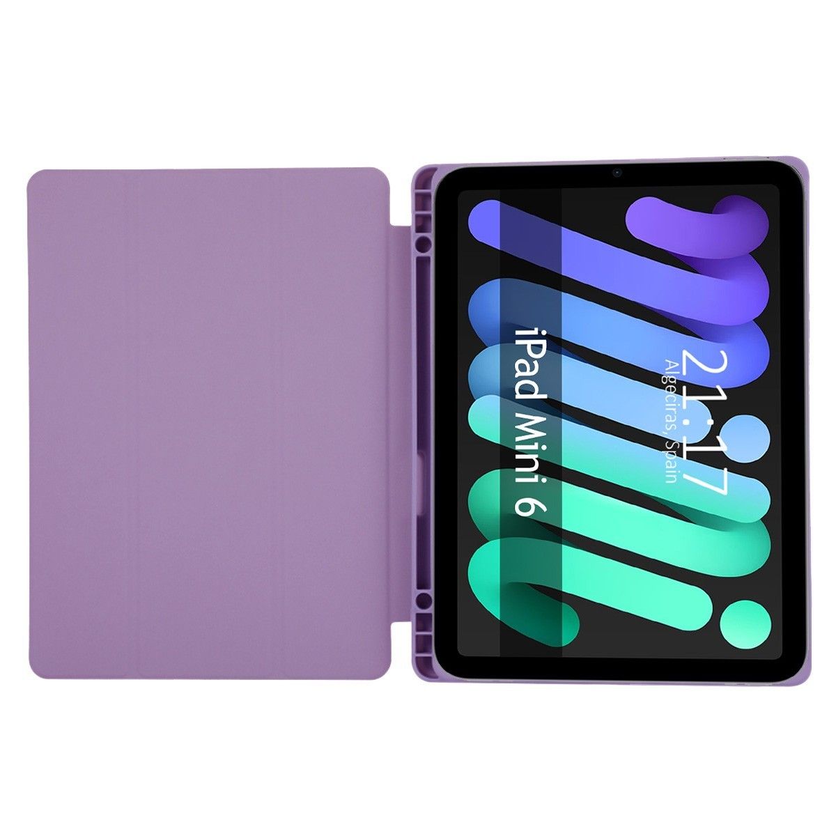 Funda con Tapa Smart para Apple iPad Mini 6 (2021) color Morada