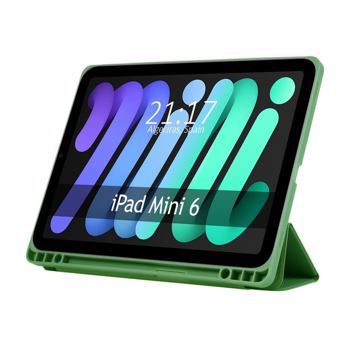 Funda con Tapa Smart para Apple iPad Mini 6 (2021) color Verde