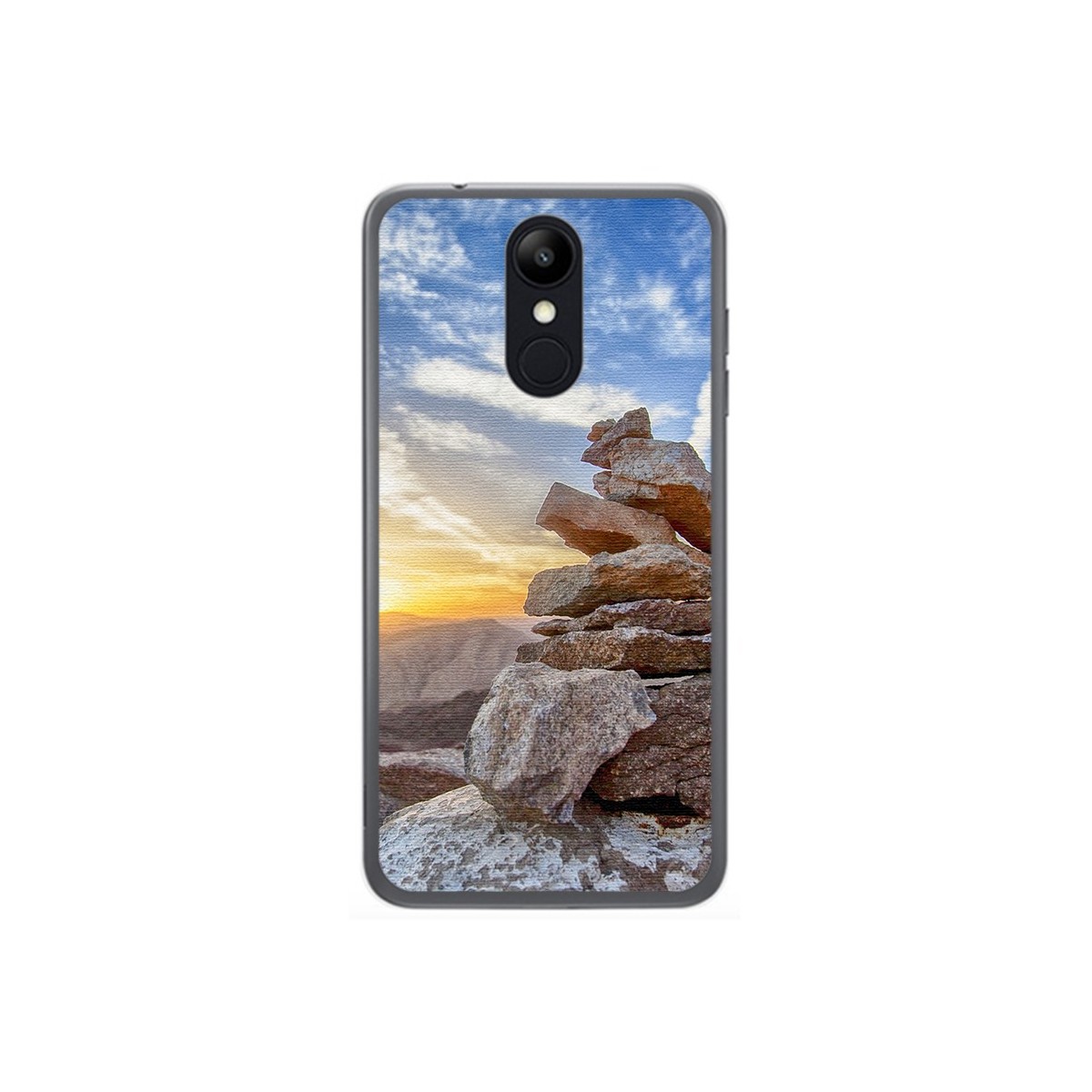 Funda Gel Tpu para Lg K9 Diseño Sunset Dibujos