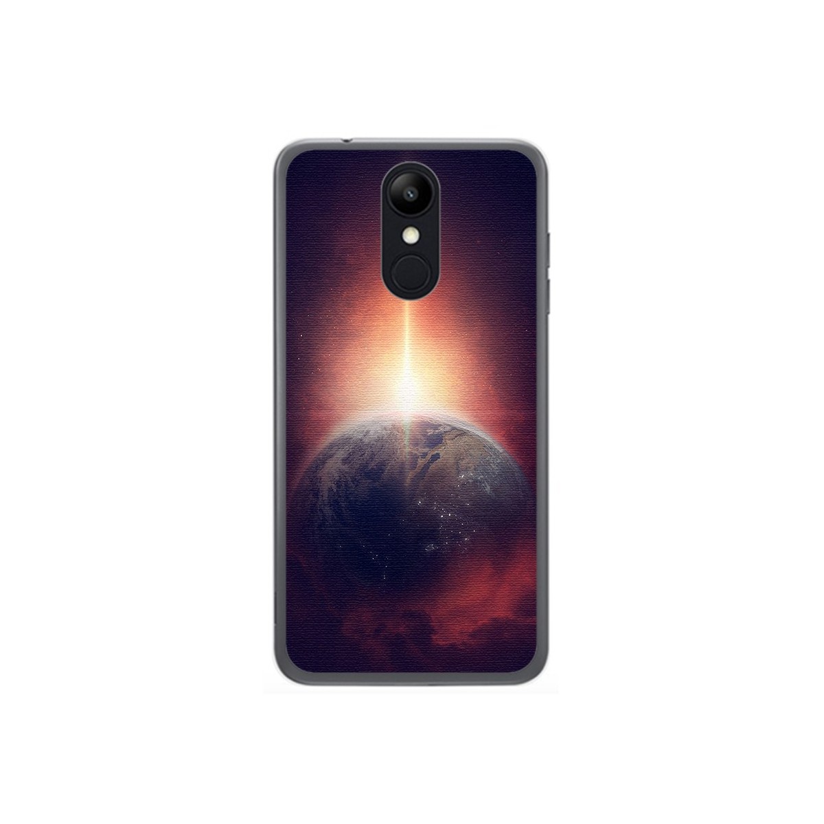 Funda Gel Tpu para Lg K9 Diseño Tierra Dibujos