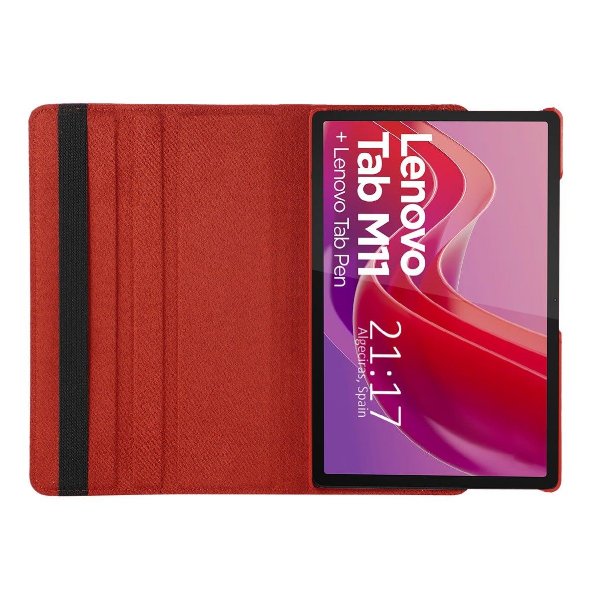 Funda Giratoria 360 para Lenovo Tab M11 color Roja