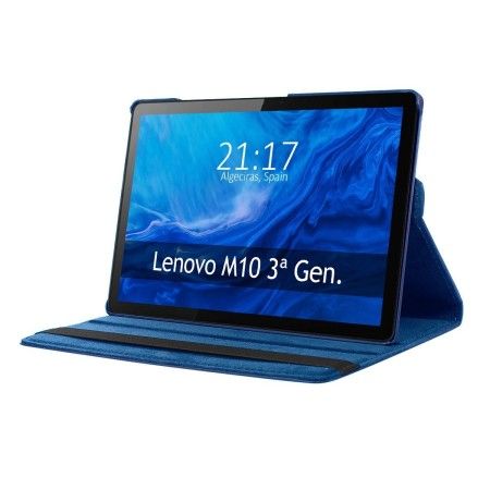 Funda Giratoria 360 para Lenovo Tab M10 (3rd Gen) 10.1 color Azul
