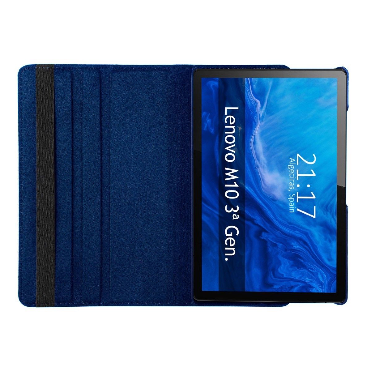 Funda Giratoria 360 para Lenovo Tab M10 (3rd Gen) 10.1 color Azul