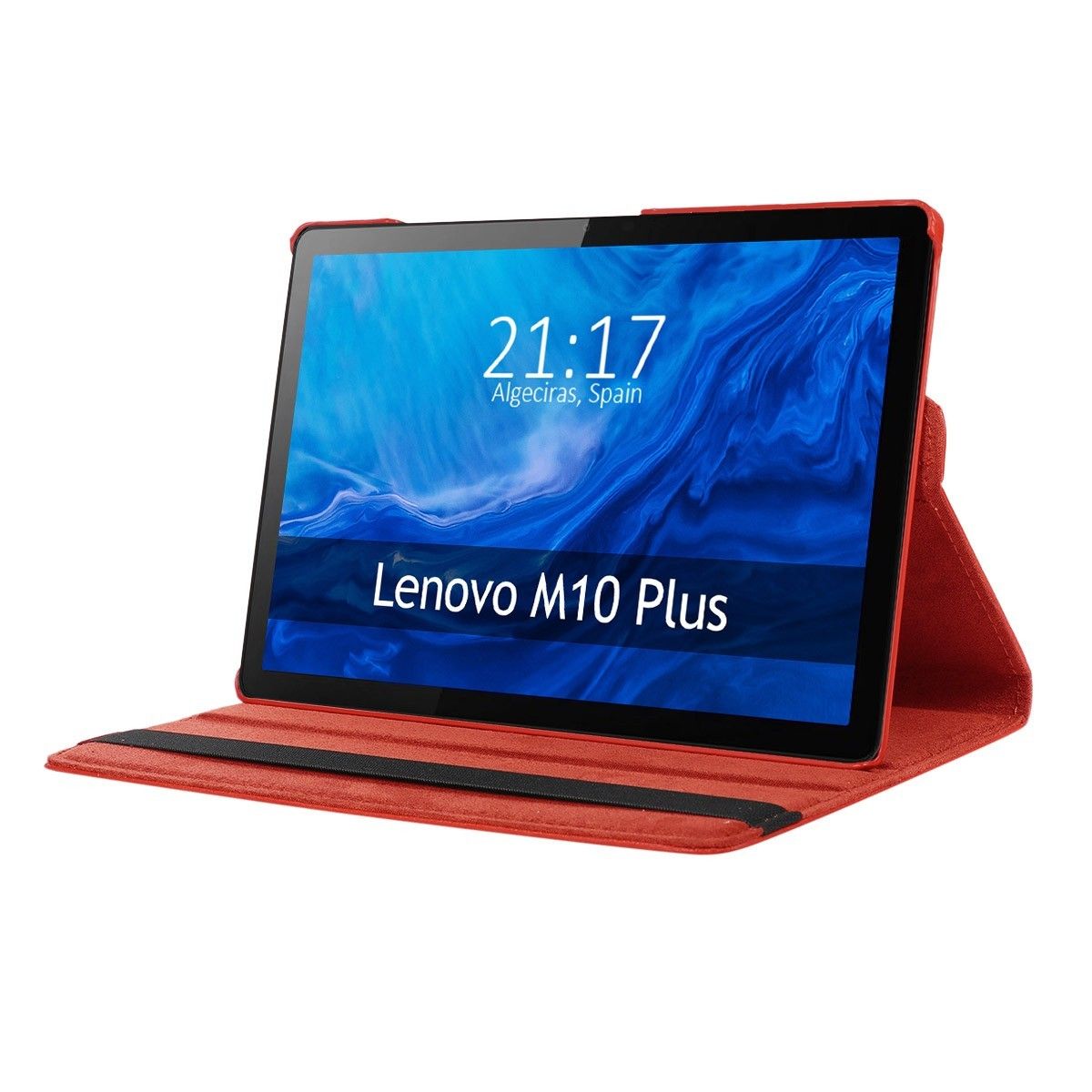 Funda Giratoria 360 para Lenovo Tab M10 Plus (3rd Gen) 10.61 color Roja