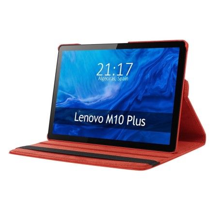 Funda Giratoria 360 para Lenovo Tab M10 Plus (3rd Gen) 10.61 color Roja