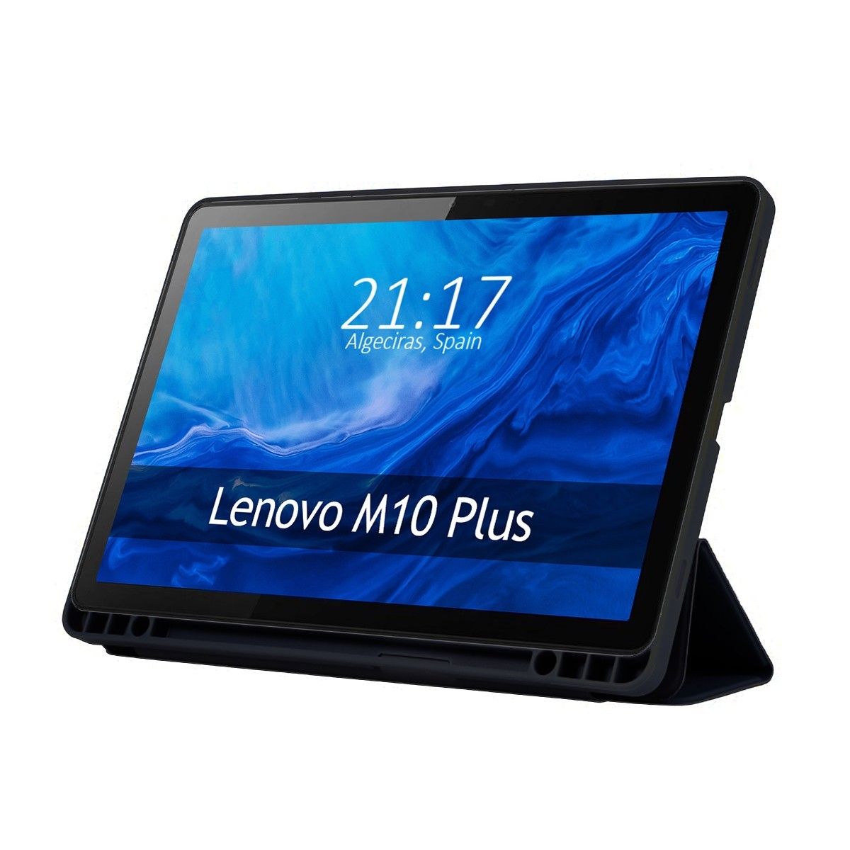 Funda con tapa Smart para Lenovo Tab M10 Plus (3rd Gen) 10.61 color Negra