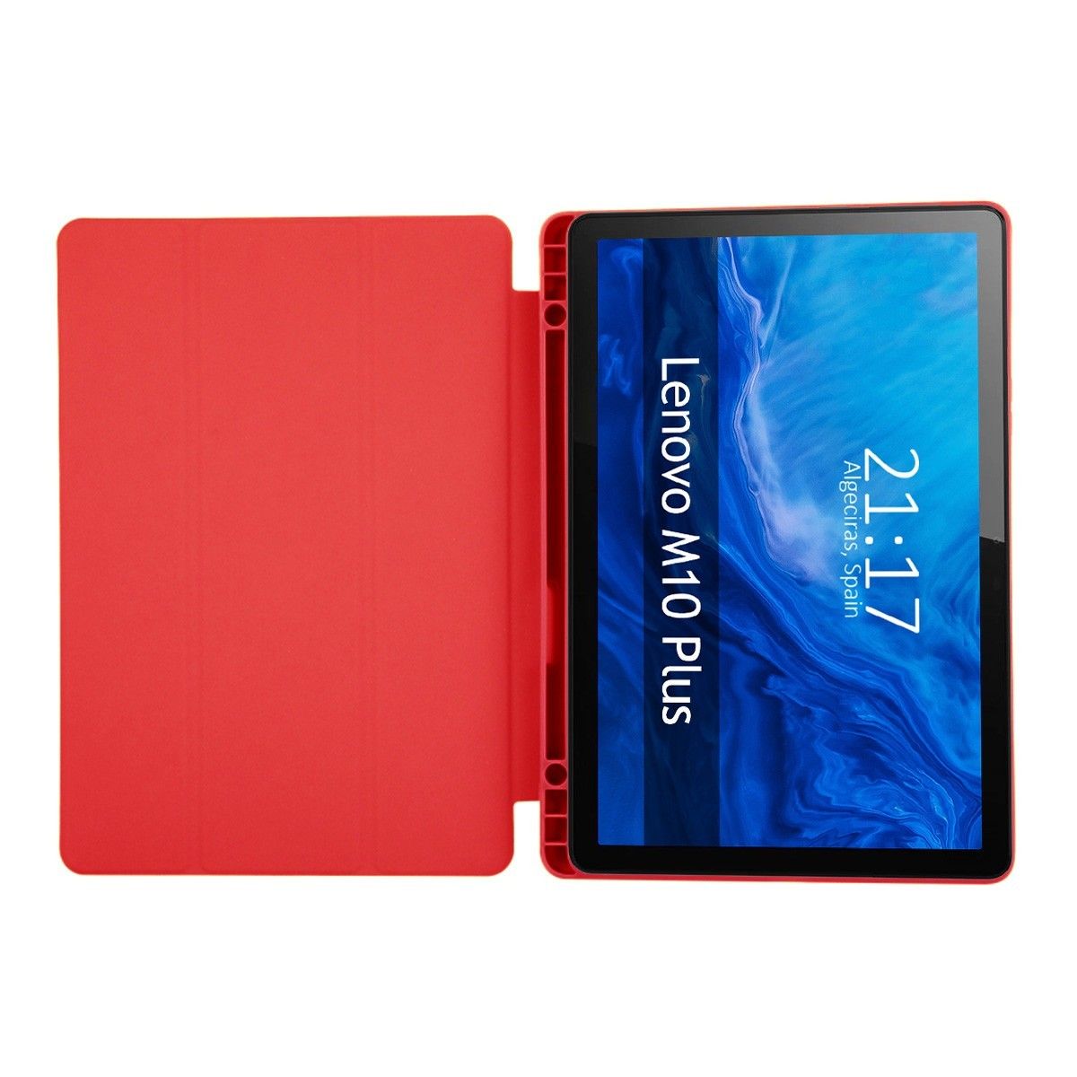 Funda con tapa Smart para Lenovo Tab M10 Plus (3rd Gen) 10.61 color Roja