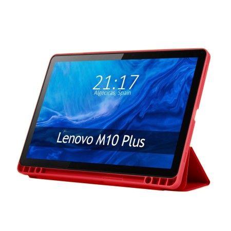 Funda con tapa Smart para Lenovo Tab M10 Plus (3rd Gen) 10.61 color Roja