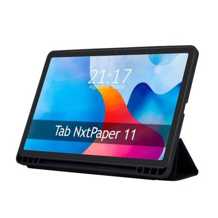 Funda con tapa Smart para TCL NXTPAPER 11 color Negra