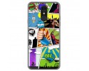 Funda Gel Tpu para Lg Q7 Diseño Comic Dibujos