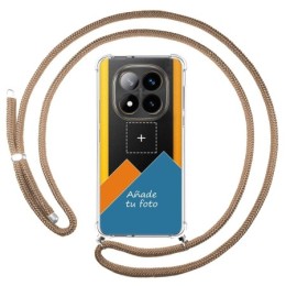 Personaliza tu Funda Colgante Transparente para Xiaomi Poco X7 5G con Cordon Camel Dibujo Personalizada