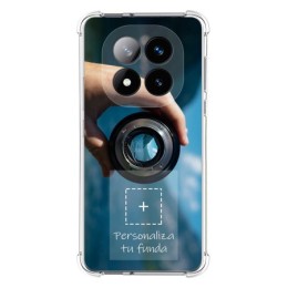 Personaliza tu Funda Silicona AntiGolpes Transparente con tu Fotografía para Xiaomi Redmi Note 14 Pro+ Plus 5G Personalizada