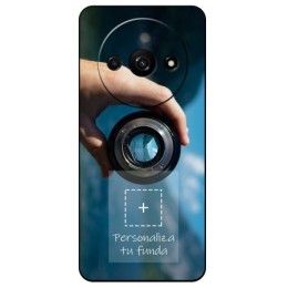 Personaliza tu Funda Silicona Gel Tpu Negra con tu Fotografia para Xiaomi Redmi A3 Dibujo Personalizada