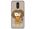 Funda Gel Tpu para Lg Q7 Diseño Leon Dibujos