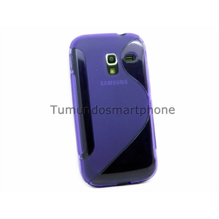 Funda Gel Tpu Galaxy Ace 2 I8160 S Line Color Morada