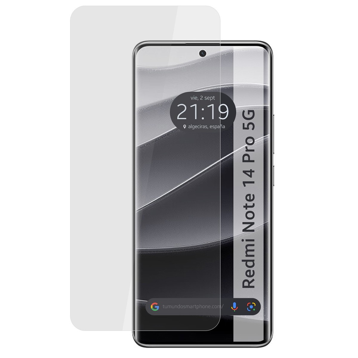 Protector Cristal Templado Completo Curvo UV Full Glue para Xiaomi Redmi Note 14 Pro 5G Vidrio