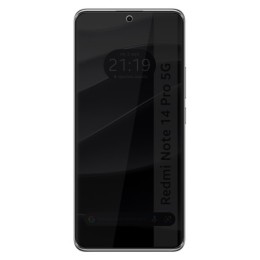 Protector Pantalla Hidrogel Privacidad Antiespías para Xiaomi Redmi Note 14 Pro 5G 2