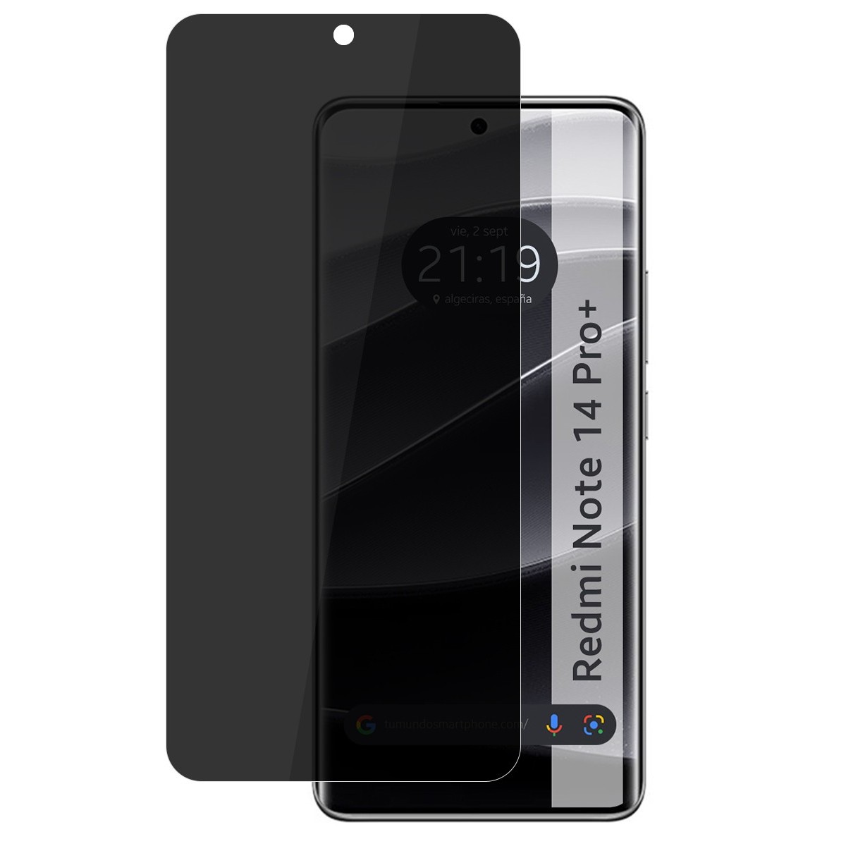 Protector Pantalla Hidrogel Privacidad Antiespías para Xiaomi Redmi Note 14 Pro+ Plus 5G