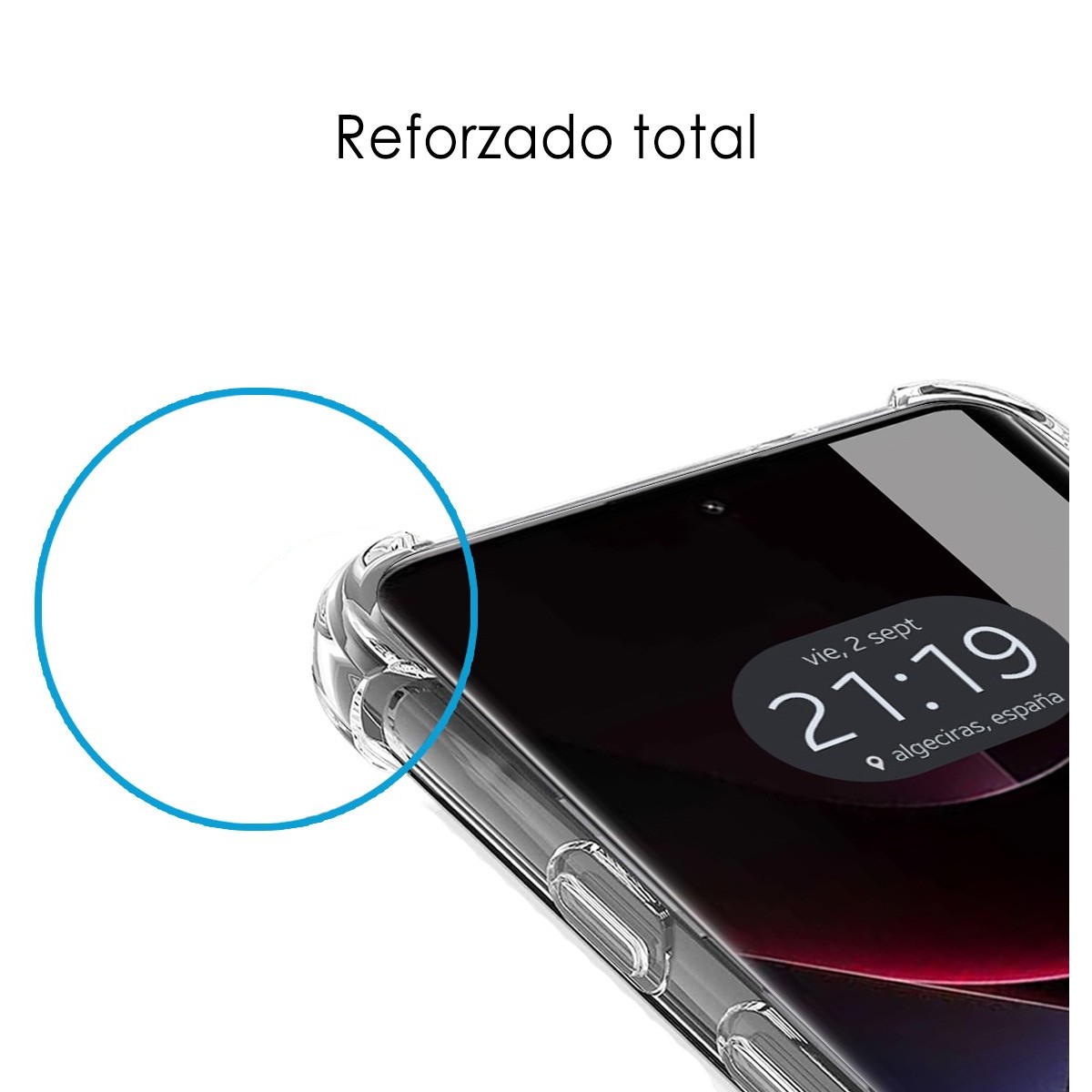 Funda Silicona Antigolpes Transparente para Xiaomi Poco X7 5G